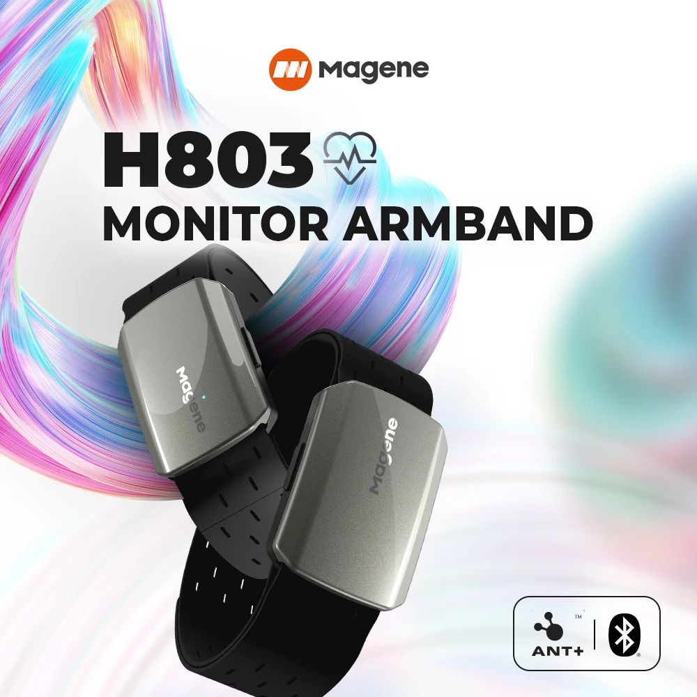 Cycling Heart Rate Monitor - Magene H803 Heart Rate Armband Monitor