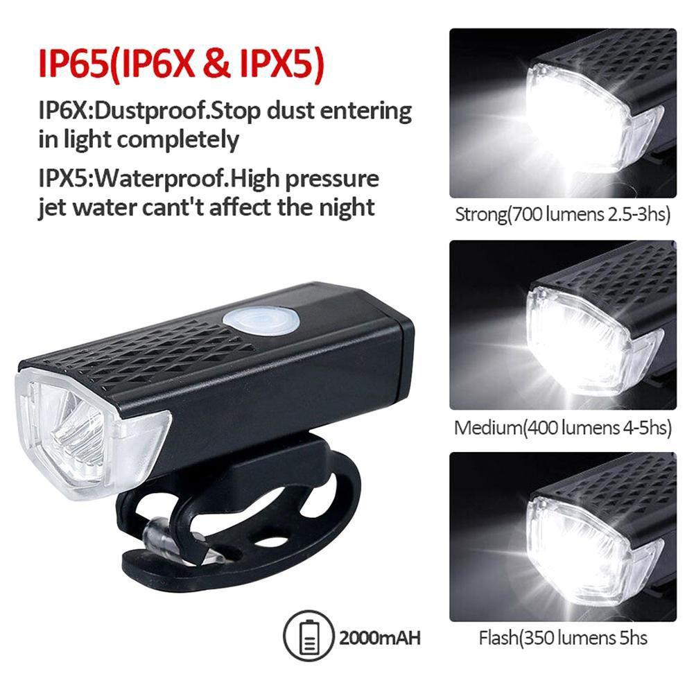 Bike Bicycle Light USB LED Rec - Cycling Gear Charging Station 评论和价格