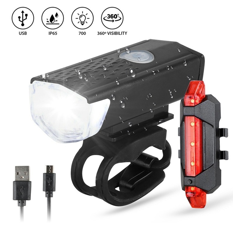 Bike Bicycle Light USB LED Rec - Cycling Gear Charging Station 评论和价格