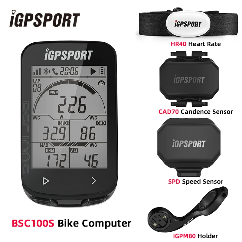 IGPSPORT BSC100S Bike Computer - Cycling Heart Rate Monitor 评论和价格
