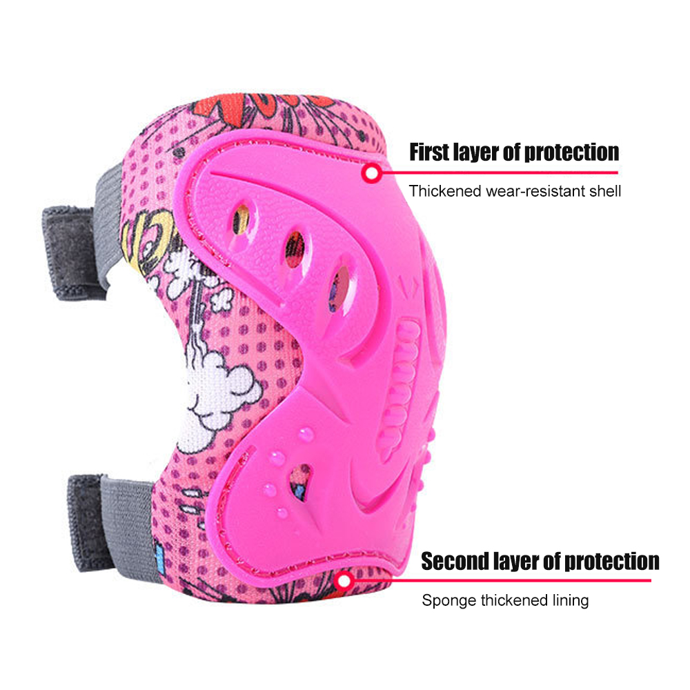6Pcs Kids 3-12 Years Knee Elbo - Cycling Protective Gear For Kids 评论和价格