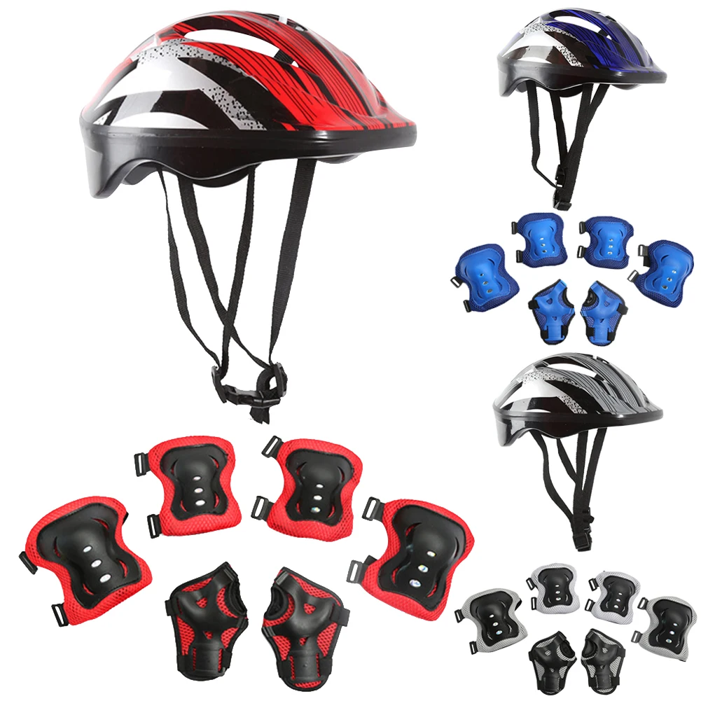 7Pcs Bicycle Sport Protective  - Cycling Protective Gear For Kids 评论和价格