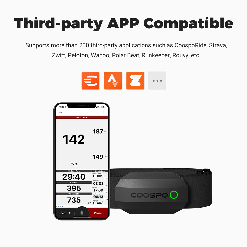 COOSPO H808S Heart Rate Sensor - Cycling Heart Rate Monitor 评论和价格